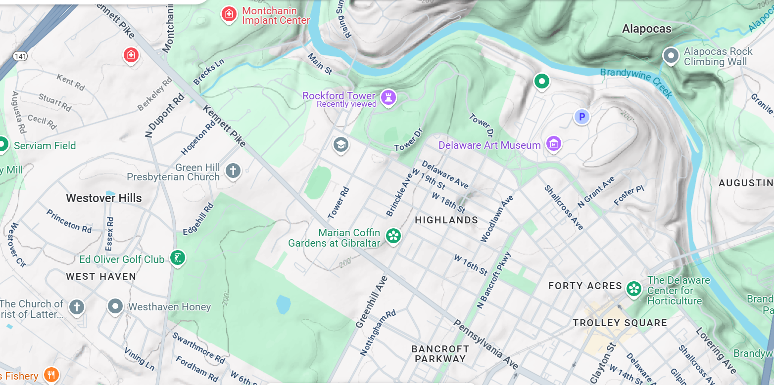 Highlands Location Map